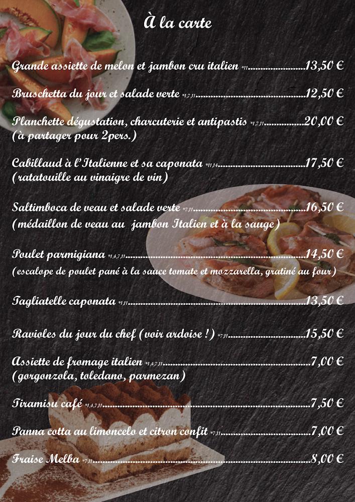 I Fratelli - Azay le Rideau - Menu Image 2